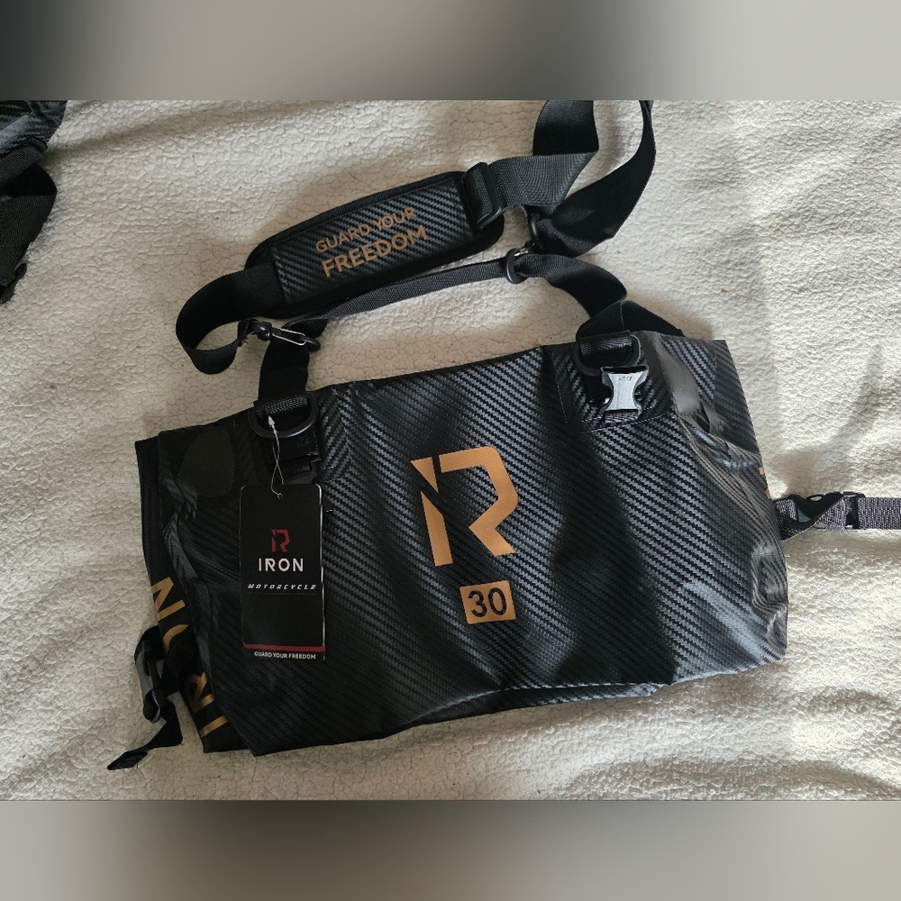 IRON Motorcycle Dry Bag - Waterproof Duffle & Luggage Tail Bag Saddle Bag | 30.